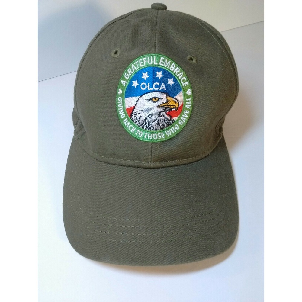 Cap America Baseball Cap Men Adjustable Olive Green OLCA Eagle Patch 2019 Hat